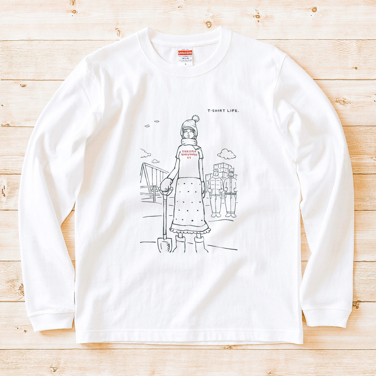定番人気！ 長袖Tシャツ『Tシャツライフ・タイプA』男女兼用 ロンT タレント・お笑い芸人