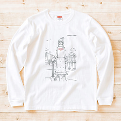 SIMONEROCHA Eating Cake 長袖Tシャツ ロンT SIMONEROCHA Eating Cake 長袖Tシャツ ロンT Graphic T-Shirts