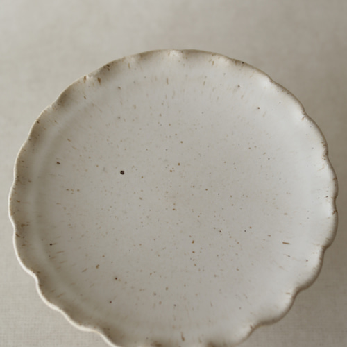 陶器 フリル コンポート/ケーキスタンド c48 中皿 すみれ窯 通販