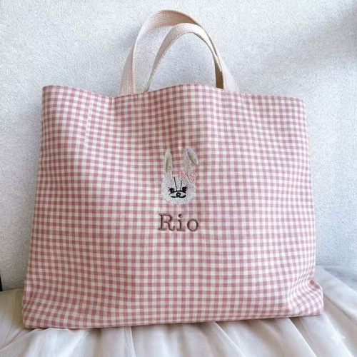 お名前刺繍】入園入学2026 入園入学 レッスンバッグ 通園バッグ 出産
