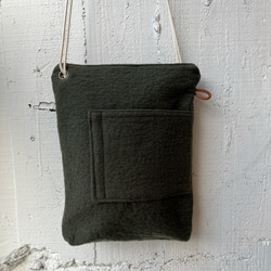 ファスナーminiショルダー#wool 18枚目の画像
