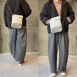 ファスナーminiショルダー#wool 11枚目の画像