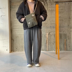 ファスナーminiショルダー#wool 19枚目の画像