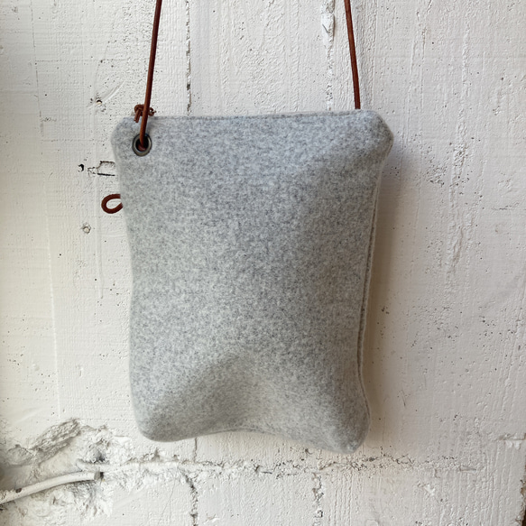ファスナーminiショルダー#wool 4枚目の画像