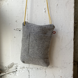 ファスナーminiショルダー#wool 14枚目の画像