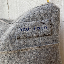 ファスナーminiショルダー#wool 13枚目の画像