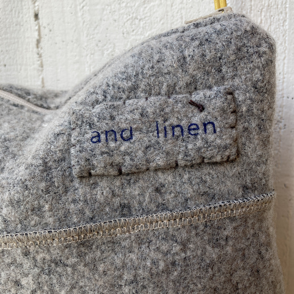 ファスナーminiショルダー#wool 13枚目の画像