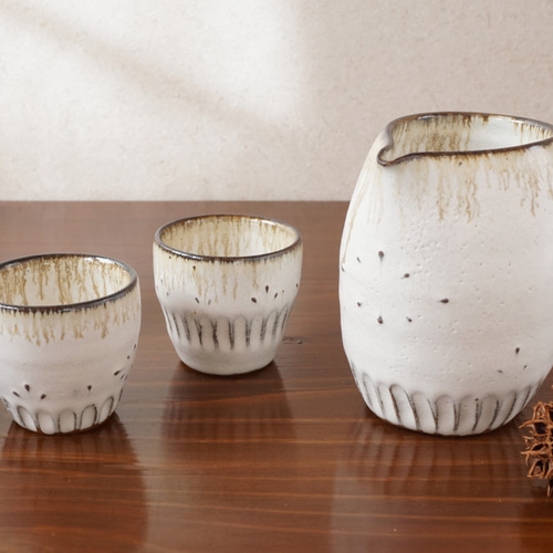 鎬といっちん模様の酒器セット Creema限定(一点物・現品限り) おちょこ