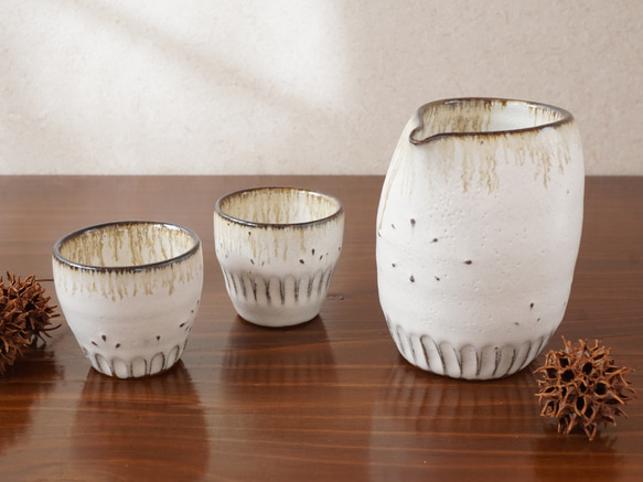 鎬といっちん模様の酒器セット Creema限定(一点物・現品限り) おちょこ