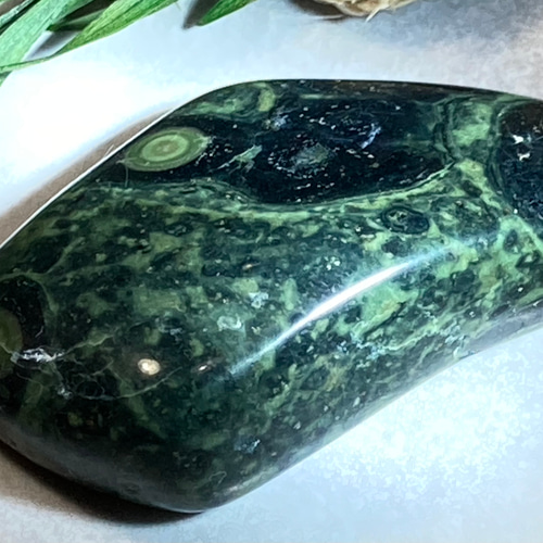 大地の眼✨ カンババジャスパー 原石 タンブル 天然石 東洋占星術師の
