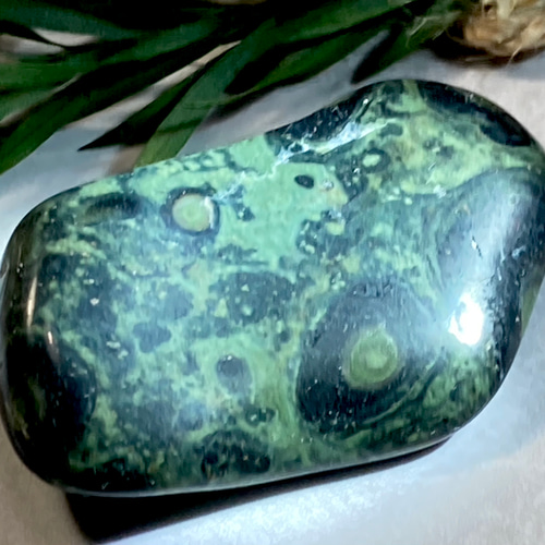 大地の眼✨ カンババジャスパー 原石 タンブル 天然石 東洋占星術師の