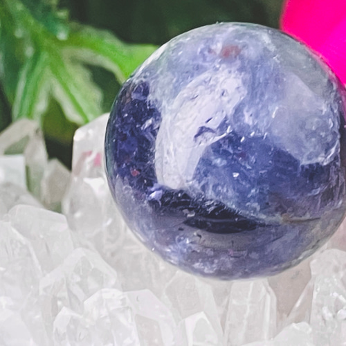 高品質 ブラットショットアイオライトスフィアNo.1905 ブラッド