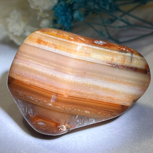 守護石✨ サードオニキス 瑪瑙 原石 タンブル 天然石 東洋占星術師の娘