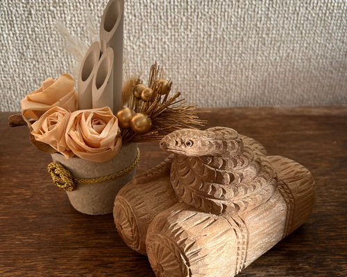 創作人形　巳　干支　お正月飾り　インテリア　置物　立体型 楽天市場】干支創作人形 上原装子作 2025干支巳 干支置物 2025干支人形