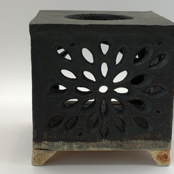 黒マット地の茶香炉 4枚目の画像