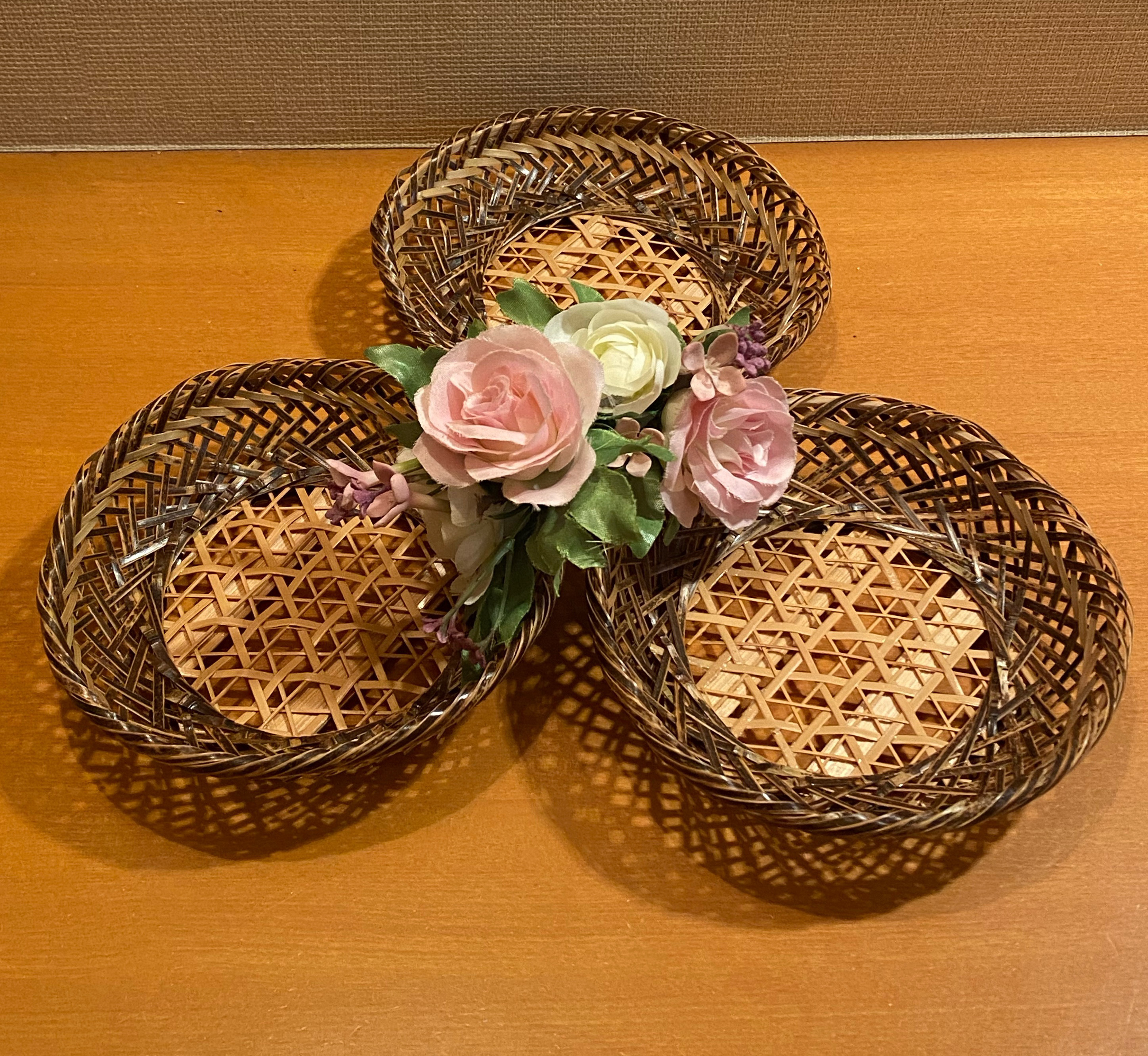 マルチに使える竹のうつわ　 3枚組