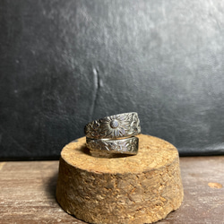 ハンドメイドリング シルバーアクセサリー スプーンリング