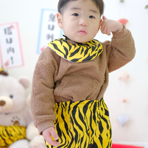 接着剤不使用の安心できる【節分】おにのツノ おにのパンツ おにのベア