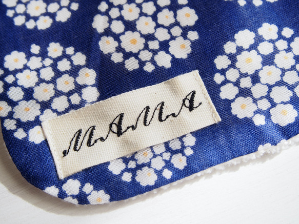 ネーム入れ　名入れ可♪miniくまちゃん　タオルハンカチ☆（くすみピンク×くまのぬいぐるみ柄） 10枚目の画像