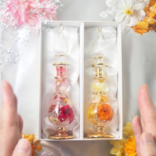 ハーバリウム キュート系【カラフルローズS】オーダーページ 商品詳細｜レインボーローズ プリザーブドフラワー 卸小売通販