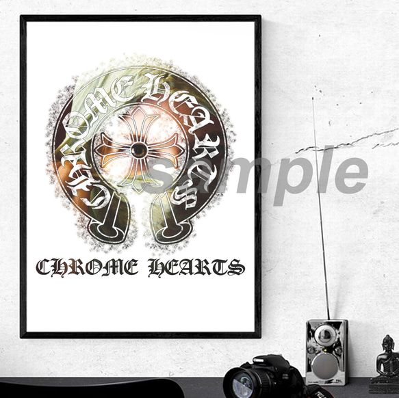 A2額装済オマージュアートポスター#CH25 type CHROMEHEARTS