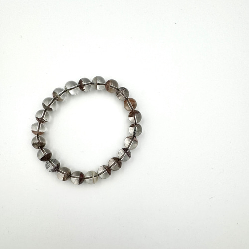 00337)四季ガーデンクォーツ 8mm 天然石 デザインブレスレット（先行