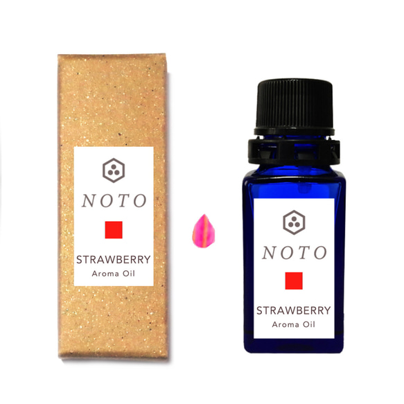 NOTOストロベリーのフレグランス 苺のアロマオイル10ml strawberry フレグランスオイル　アロマギフト 1枚目の画像