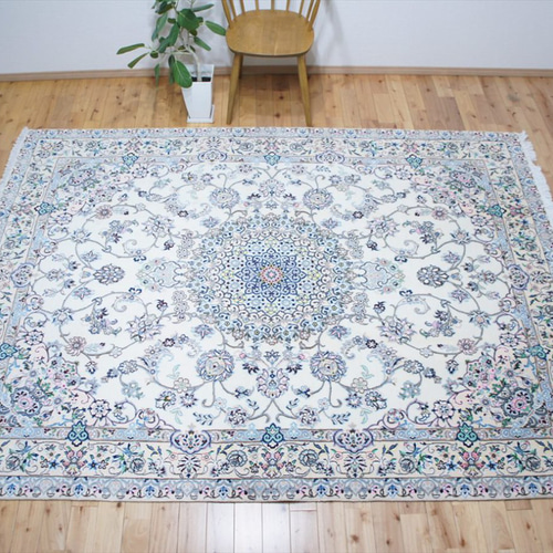 153X103】イラン直輸入☆ナイン産ペルシャ絨毯・カーペット 153X103】イラン直輸入☆ナイン産ペルシャ絨毯・カーペット