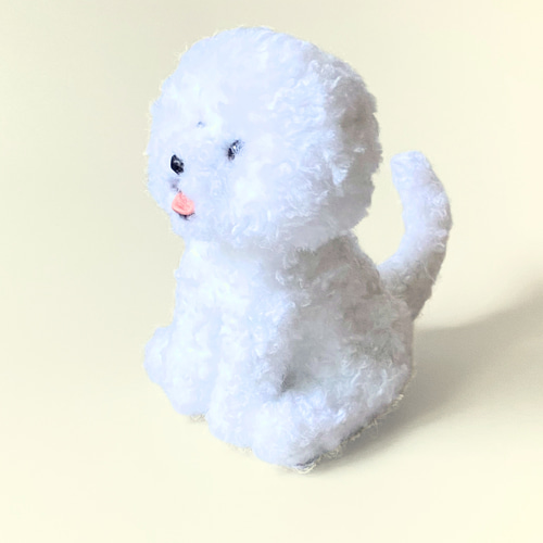 いつでもいっしょ♪ まんまるふわふわビションフリーゼぬいぐるみ