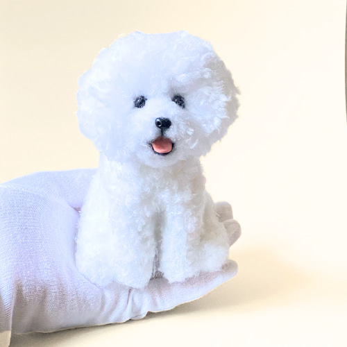 いつでもいっしょ♪ まんまるふわふわビションフリーゼぬいぐるみ