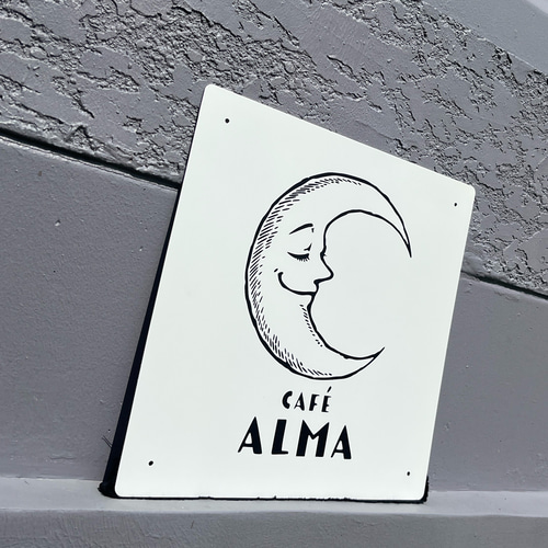 壁掛け・吊り大型アイアン看板 30/40/50/60cm サイズもデザインも色も