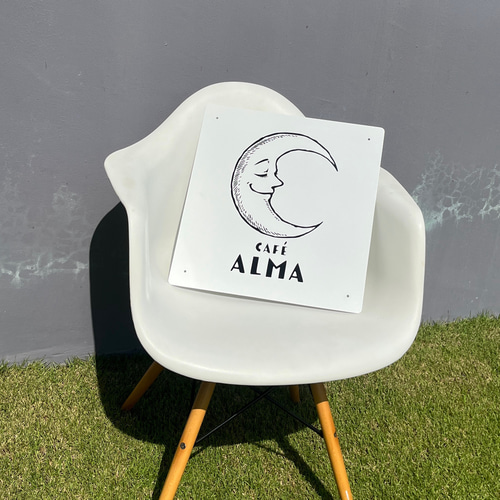 壁掛け・吊り大型アイアン看板 30/40/50/60cm サイズもデザインも色も