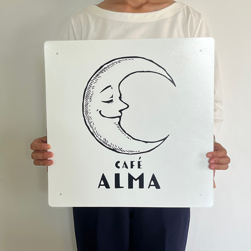 壁掛け・吊り大型アイアン看板 30/40/50/60cm サイズもデザイン