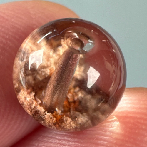 高品質 レッド ガーデンクォーツ 10.5ミリ 一粒売り sb2937