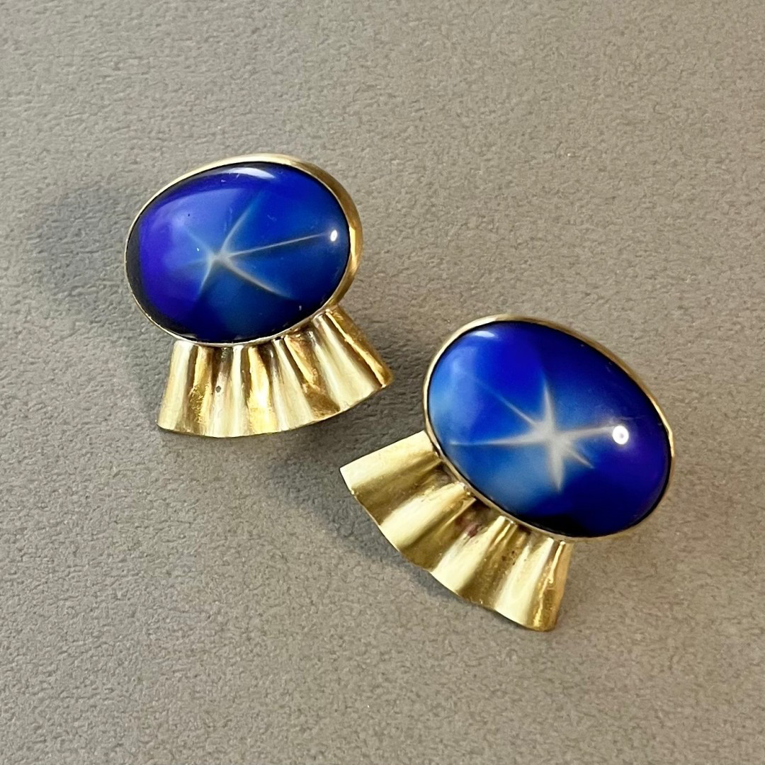 Jermヴィンテージ blueイヤリング 7,700円