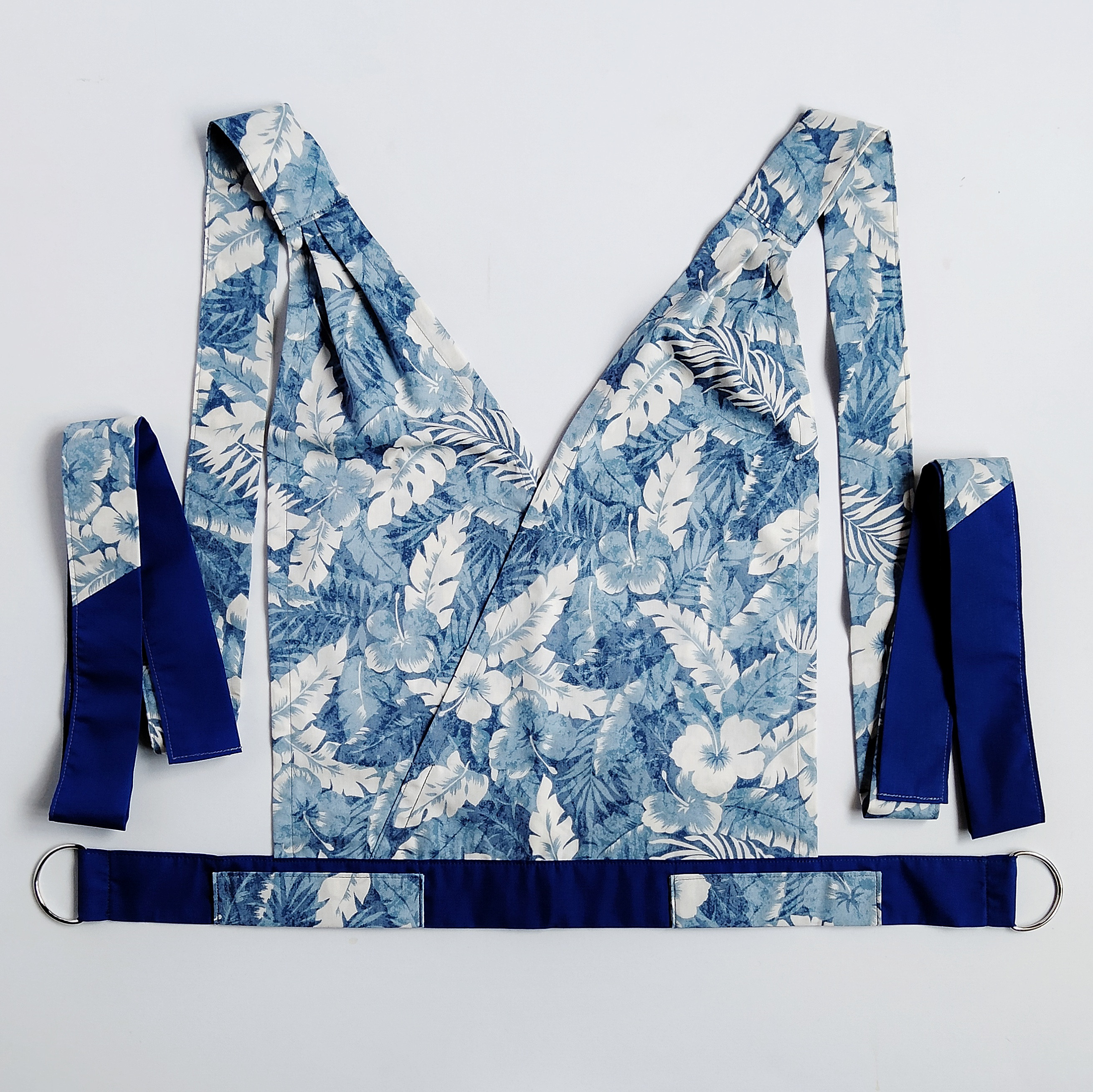 茶道のお稽古着・ハイビスカス文様