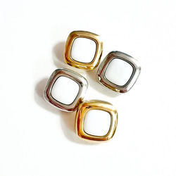 スクエア釦　可愛いおしゃれボタン　小さいボタン　 3枚目の画像