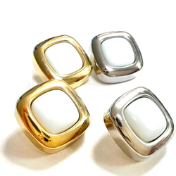 スクエア釦　可愛いおしゃれボタン　小さいボタン　 2枚目の画像