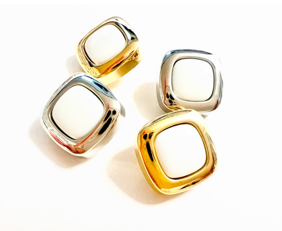 スクエア釦　可愛いおしゃれボタン　小さいボタン　 6枚目の画像