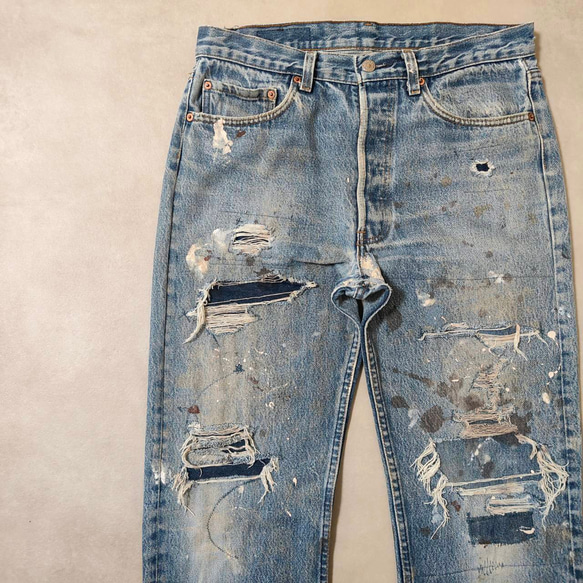 リーバイス 00s 501 グランジデニム ジーンズ ダメージ 【W34】 00s USA製 Levis リーバイス 501 w34 デニム パンツ グランジ