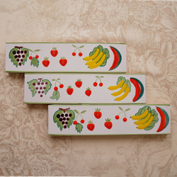 ビンテージ　イタリアの絵タイル　長方形　 2枚目の画像