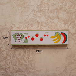 ビンテージ　イタリアの絵タイル　長方形　 4枚目の画像