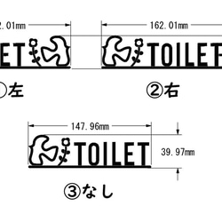北欧風バード＆ブロッサム　トイレサイン 5枚目の画像