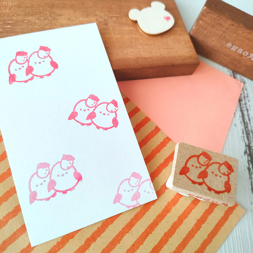 消しゴムはんこNo.413 モフモフくまちゃんとシマエナガ 消しゴムはんこNo.413 モフモフくまちゃんとシマエナガ - メルカリ