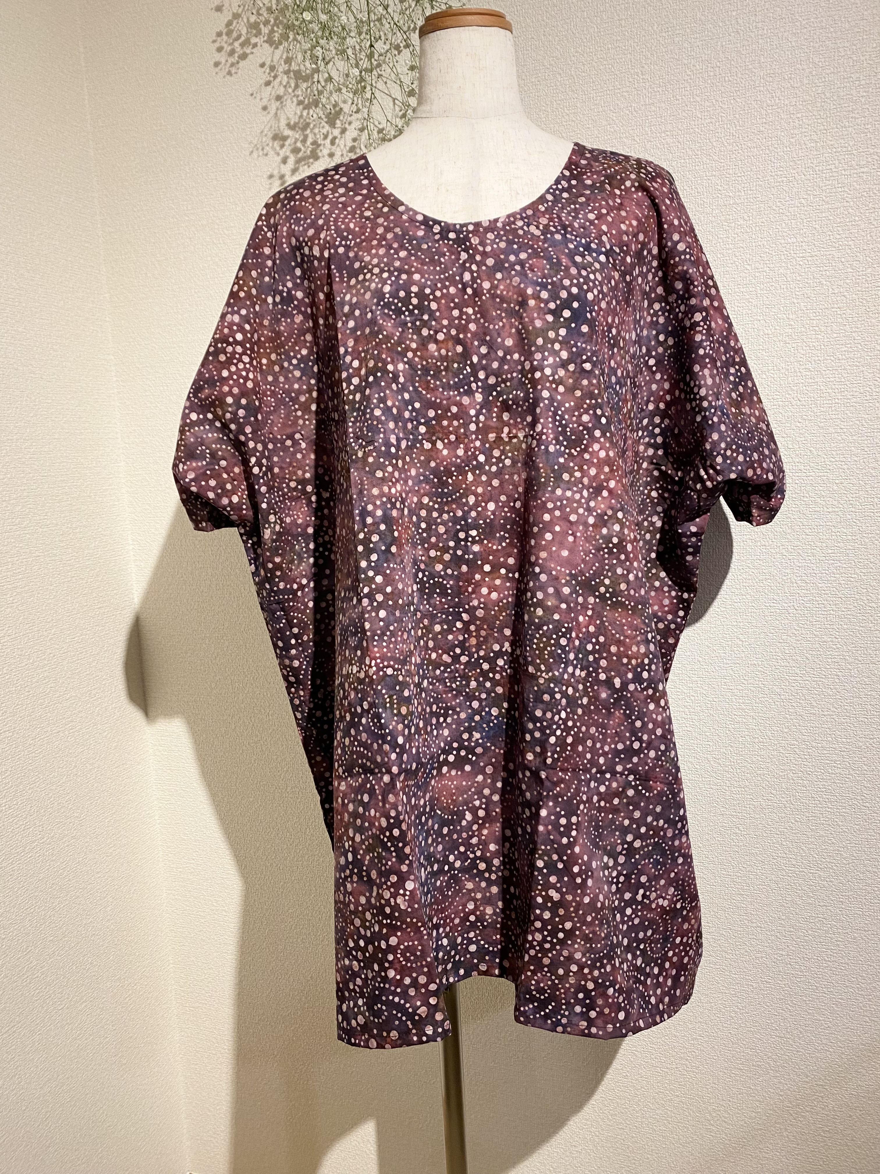 I BUMIオリジナル　バティックチュニックドレスg