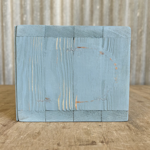 2段引き出しボックス】木製 小物入れ アンティーク風 古材風 木箱 収納