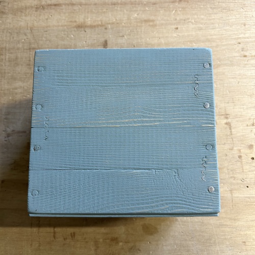 2段引き出しボックス】木製 小物入れ アンティーク風 古材風 木箱 収納