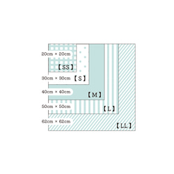 【数量限定】ハンカチ_リネン100%_選べるサイズ［SS］［S］［M］［L］［LL］& 選べるカラー5色 8枚目の画像