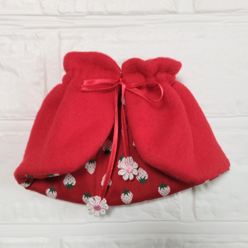 人形用ケープ＊小さなお洋服＊ぬいぐるみ用ケープ＊リバーシブル