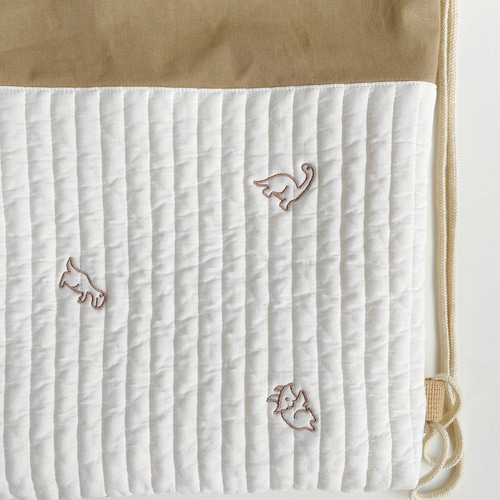 体操服袋✖️2 ヌビ恐竜刺繍